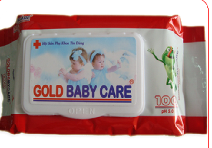 Khăn ướt Gold baby care 100 tờ - Công Ty TNHH Sản Xuất Thương Mại Gold Baby Care Việt Nam